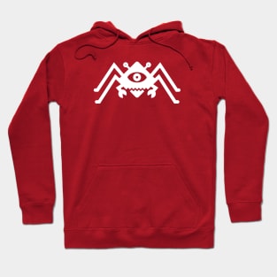 Diamond Spider Crab White Hoodie